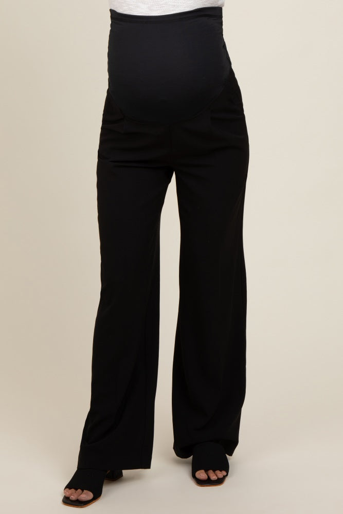 Black Maternity Dress Pants – PinkBlush