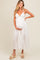 Ivory Eyelet Lace Smocked Cutout Maternity Maxi Dress