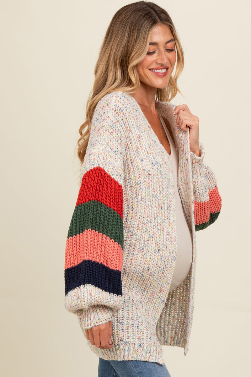 Maternity Velour Cardigan