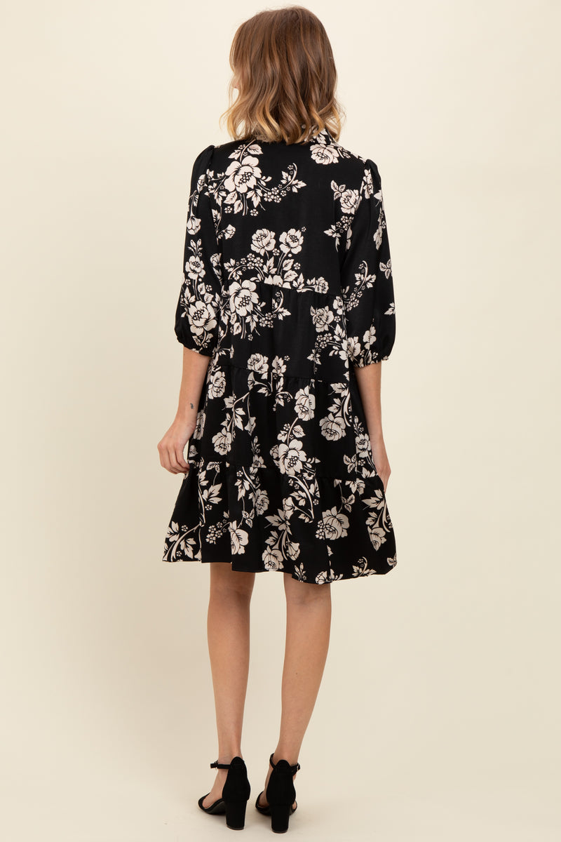 Precious Florals Button Down Dress