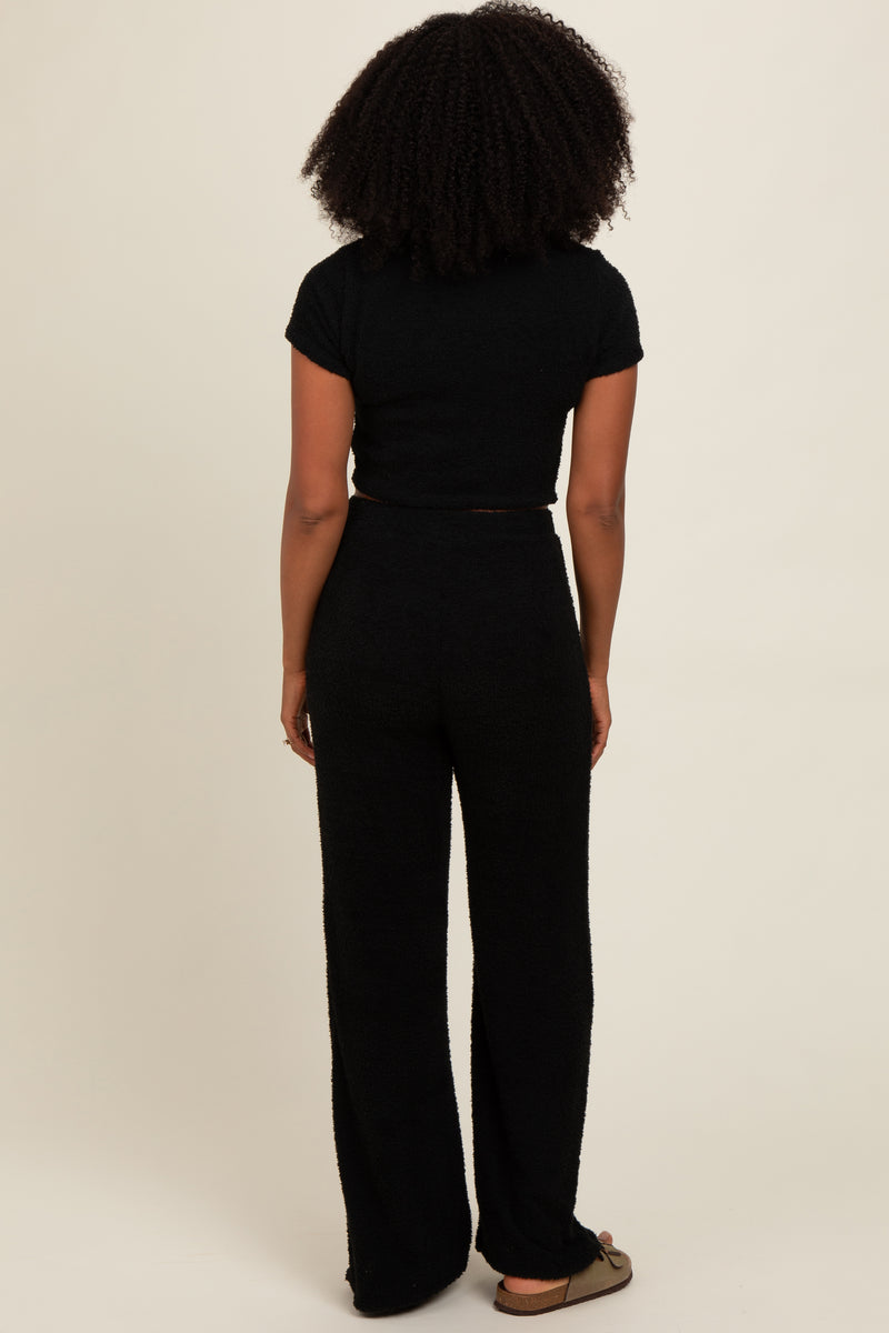 Long Sleeve Pant Set Black main image 1