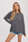 Ash CrewneckSlouchy Stripe Top