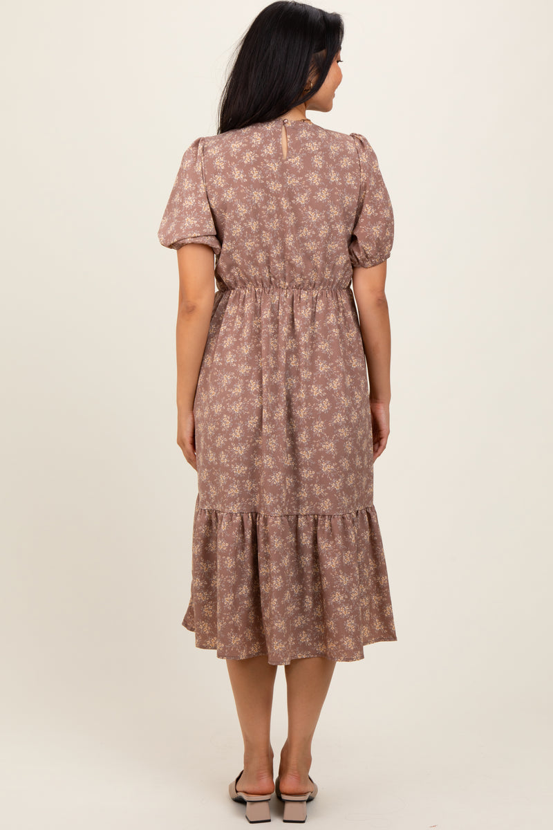Claire Dress Tobacco Leaf Mocha main image 1