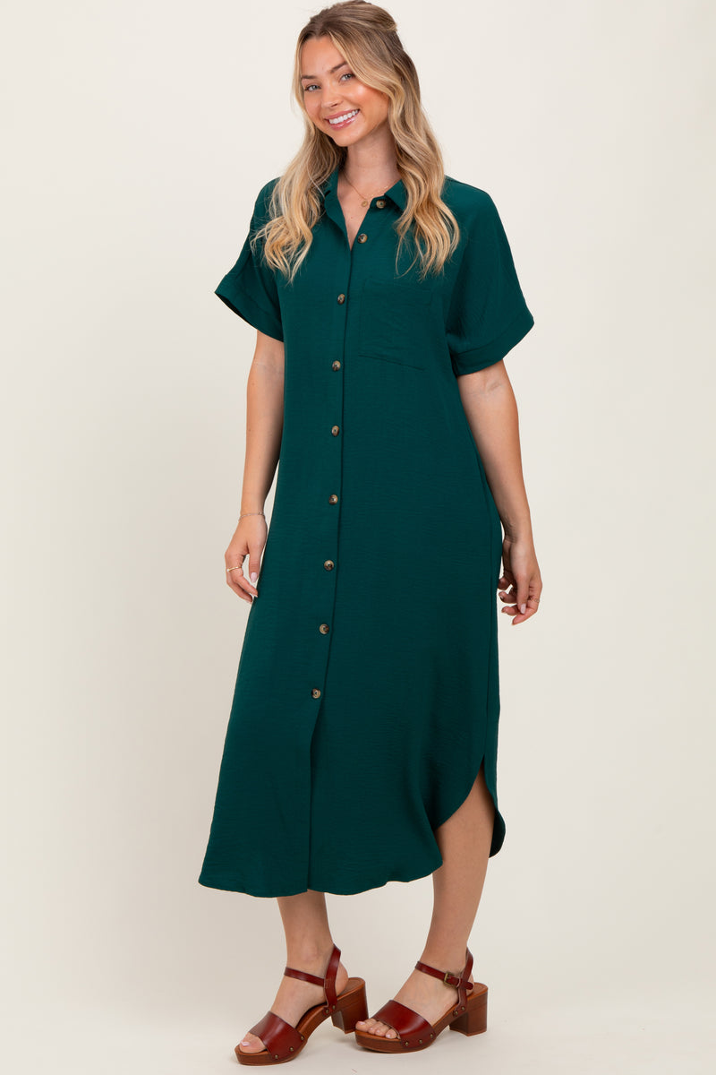 Blue Button Down Dress main image 0