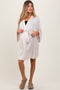 Beige Delivery/Nursing Maternity Robe