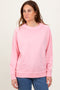 Peach French Terry Vintage Wash Pullover