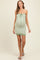 Sage Soft Color Mixed Sweater Tube Maternity Dress