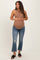 Dark Wash Distressed Cropped Maternity Jeans