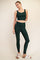 Forest Green Ribbed Leggings