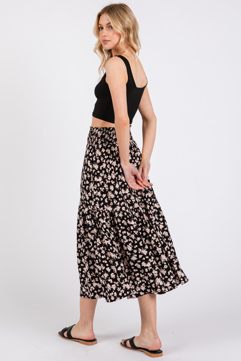 Norah Floral Midi Skirt