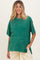 Green Washed Oversized Boxy Maternity Tee