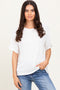 Ivory Relaxed Fit Short Sleeve Tee