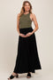 BlackMaternity Maxi Skirt