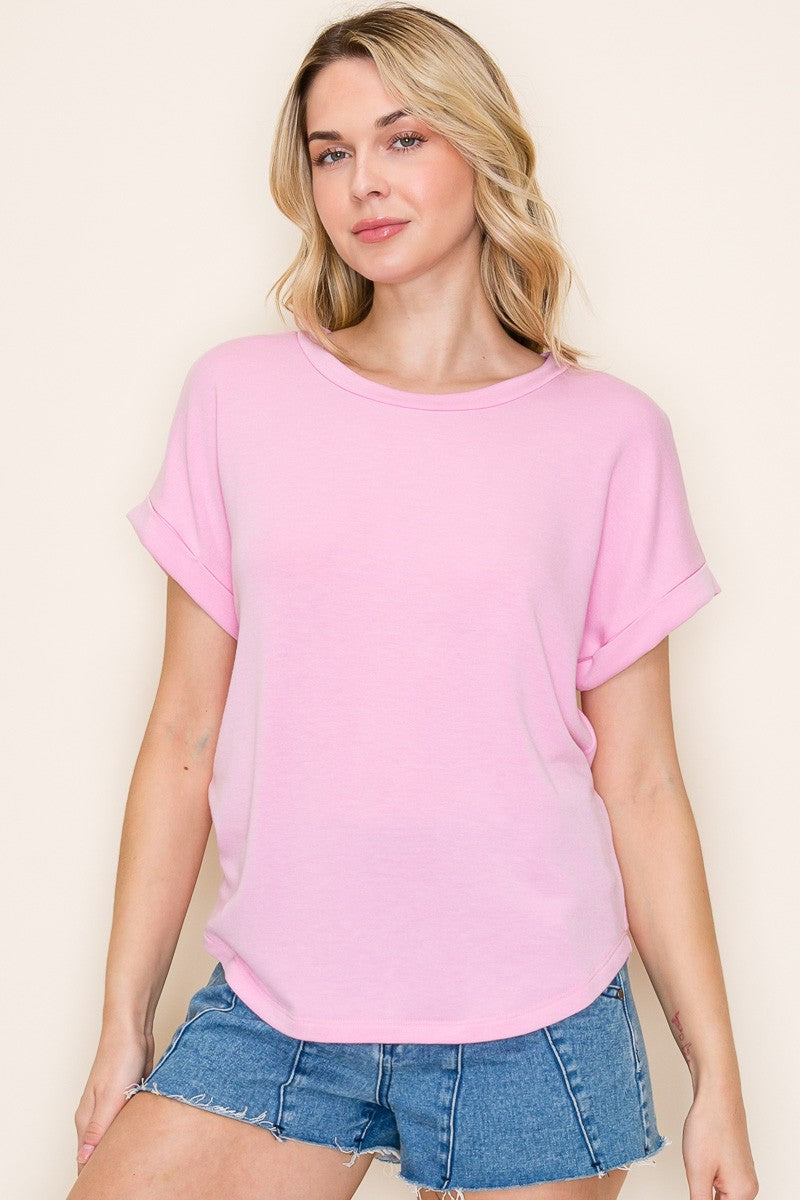 Terrie Pink Floral Sweetheart Top