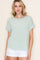 Light Olive French Terry Top