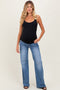 Medium Low Rise Wide Leg Maternity Jeans