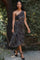 Moonlight One Shoulder Asymmetrical Midi Dress