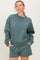 Jade Fleece Sweatshirt Shorts Set