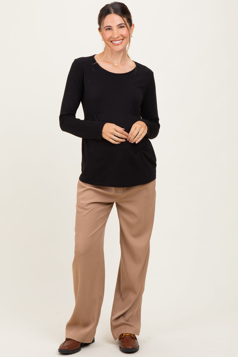 Nathalie Wide Leg Maternity Trouser (Regular & Petite) main image 0