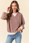 Mocha French Terry Sweatshirt