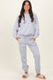 Heather Grey Fleece Long Sleeve Pullover & Jogger Set