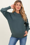 Jade Wide Neck Drop Shoulder Maternity Sweater