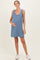 Navy Striped Maternity Mini Tank Dress