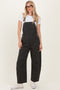 Charcoal Barrel Leg Overalls