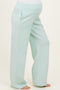 Mint Stripe Detail Maternity Lounge Pants