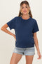 Light Blue Distressed Fringe Maternity Denim Shorts
