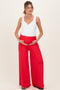 Ruby Smocked Waist Wide Leg Maternity Pants