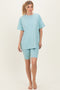 Mint Biker Shorts Set