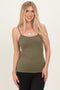 Olive Basic Adjustable Strap Cami