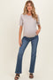 Medium Wash Maternity Boot Cut Jeans