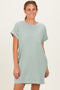 Sage Green T-Shirt Mini Dress