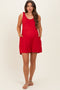 Red Knot Strap Maternity Romper