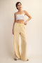 Corn Mineral Wash Wide Leg Sweatpants