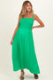 Peridot Textured Smocked Maternity Maxi Dress