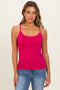 Magenta Basic Adjustable Strap Cami