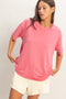Pink Crew Neck T-Shirt