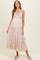 Ivory Printed Lace Inset Tiered Maternity Maxi Dress