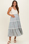 Dusty Mint Floral Crochet Knit Top Floral Skirt Maternity Dress