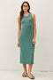 Hunter Ribbed Midi Tank Dress