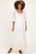 Ivory Lace Long Sleeve Maternity Maxi Dress