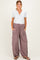 Mushroom Tie Hem Maternity Pants