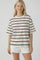 Green Multi Stripe Relaxed Tee