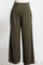 Olive Wide Waist Band Maternity Wide Leg Pants