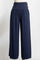 Navy Wide Waist Band Maternity Wide Leg Pants