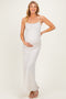 Cream Floral Twist Cut-Out Back Maternity Maxi Dress
