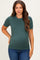 Hunter Basic Short Sleeve Maternity Sweater Top